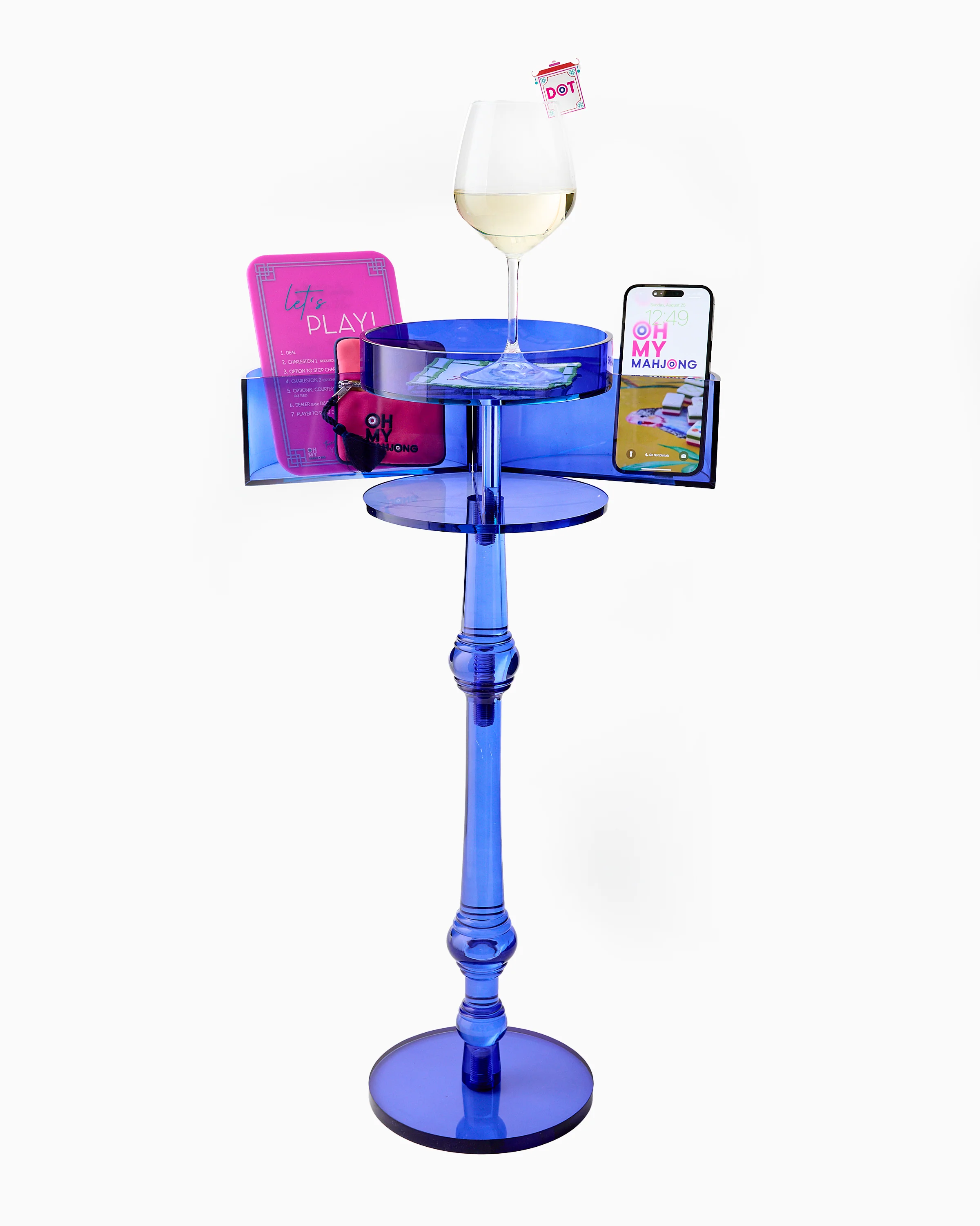 Blue Acrylic Table - Image 4