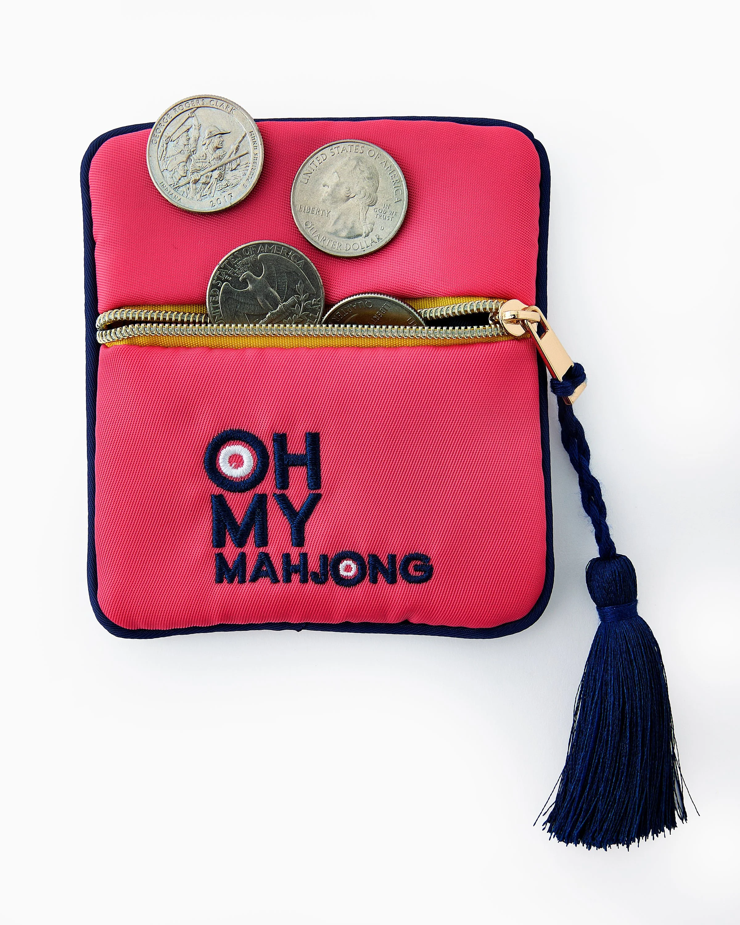 Pink Coin & Dice Bag - Image 3